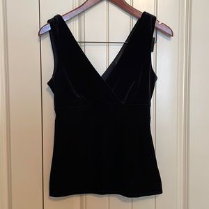 I.N.C Black Velvet Top